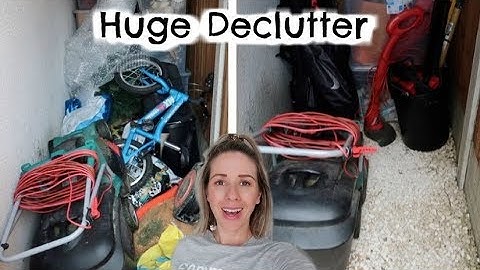 HUGE MOVING HOME DECLUTTER | MINIMISING OUR SHED | KERRY WHELPDALE