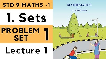 Class 9 Problem Set 1 Lecture 1 Sets Chapter 1| 9th Maths 1 | Std 9 | Algebra New Syllabus |SSC
