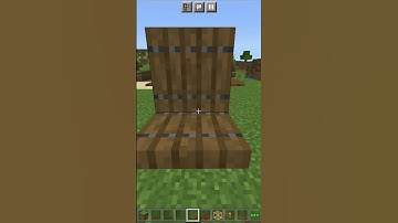 How to Build a Picnic Table in Minecraft #shorts