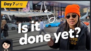 Penn Station &amp; Moynihan Train Hall → Day 7 of 12 Days of Transit Vlogmas 2023