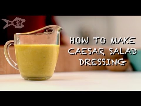 Video: Wie Macht Man Caesar-Dressing?