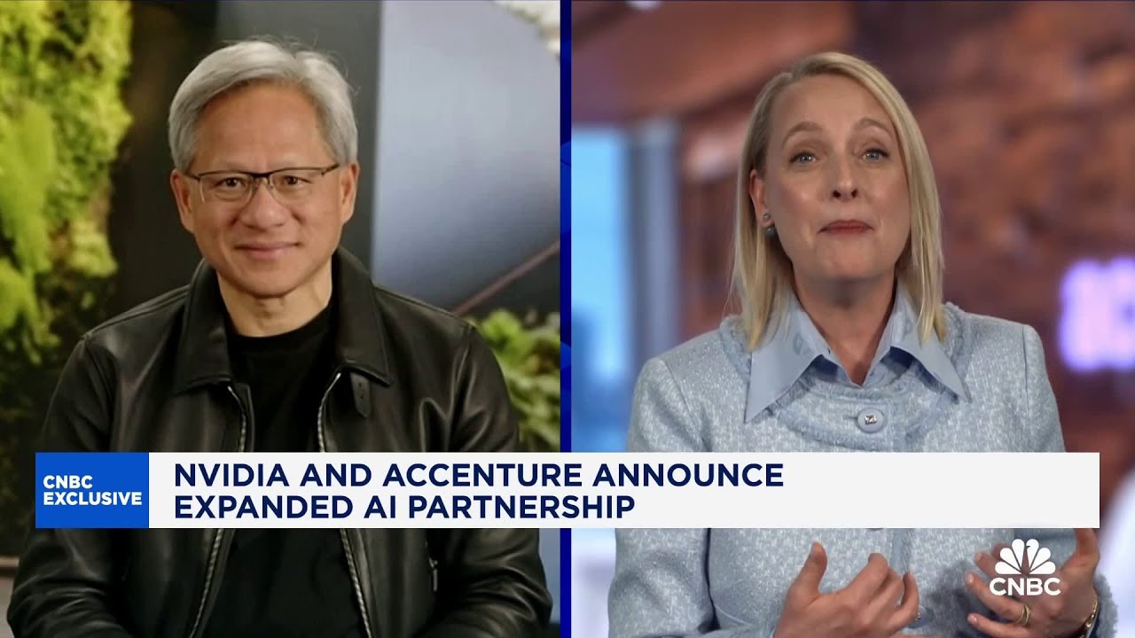 Outline Video Nvidia CEO Jensen Huang: We're looking at the beginning of the next wave of AI