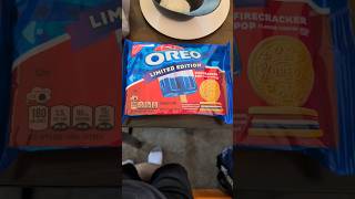 Firecracker pop Oreos! #oreo #firecracker #cookies #america #limitededition #snacks #like #subscribe