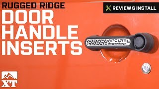 Jeep Wrangler Rugged Ridge Door Handle Inserts (2007-2017 JK) Review & Install screenshot 5