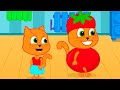Cats family en franais  transform en tomate anim 2024 en franais