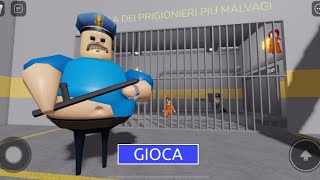 Sono in prigione!(corsa in prigione di barry! ROBLOX)❤️