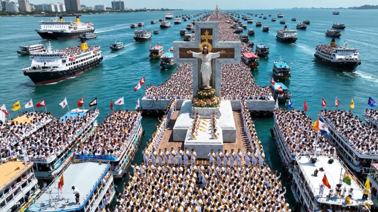 Речной парад Санто-Ниньо на Себу в 2026 году | Празднование Синулог с огромным количеством зрител...