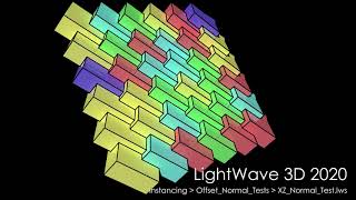 LightWave 3D 2020: XZ Normal Test scene rendered