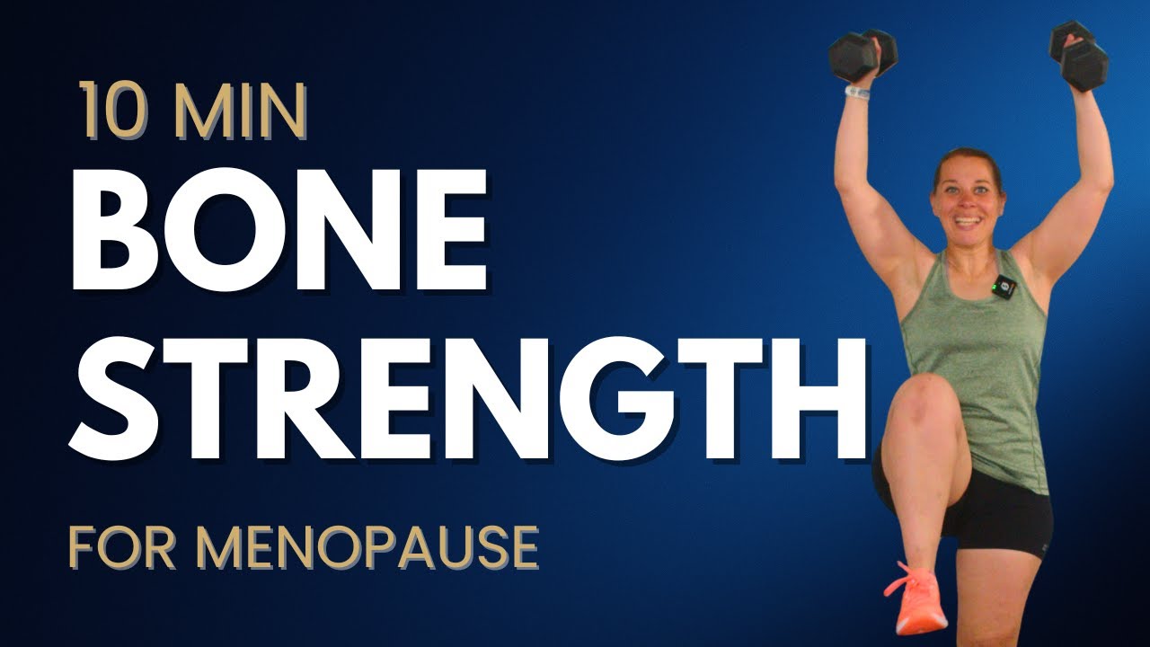 10 Min Bone Strength Workout | Low Impact Weight-Bearing | Menopause