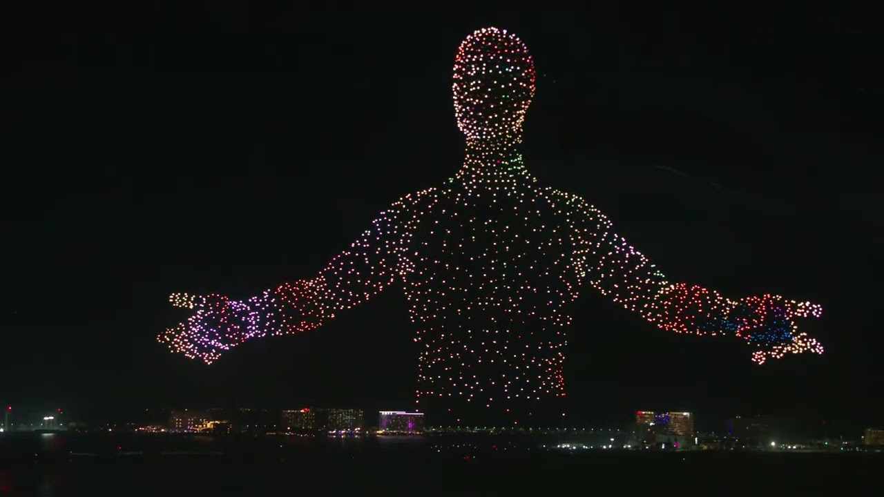 Ras Al Khaimah New Year's Eve Fireworks & Drone Show. Soundtrack by ON THE SLY.