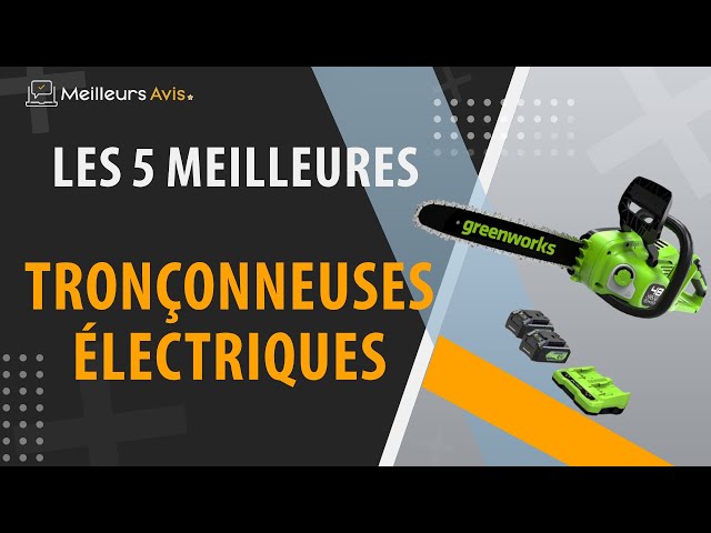 Top 5 des meilleures tronçonneuses à batteries en 2023