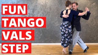 More Tango Vals Creativity: Easy Cadena Step For Tango Vals