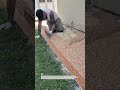 Resin Walkway Finishing! #construction #DIY #flooring #shorts #builder #design #tools
