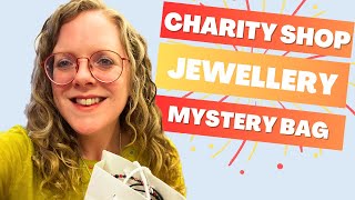 Unboxing a Charity Shop Mystery Bag of Broken and Unsold Jewellery😲💍Vintage & Designer Jewelry Gems!