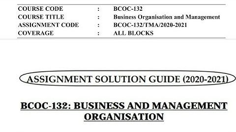 FREE BCOC 132 (ENGLISH) 2020-21 SESSION SOLVED ASSIGNMENT FREE #solved_assignment_by_shoaib_abbasi