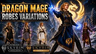 Skyrim Dragon Mage Robes Mod | 6 Color Variations (SE/AE) Skyrim Dragon Mage Robes Mod | 6 Color Variations (SE/AE)