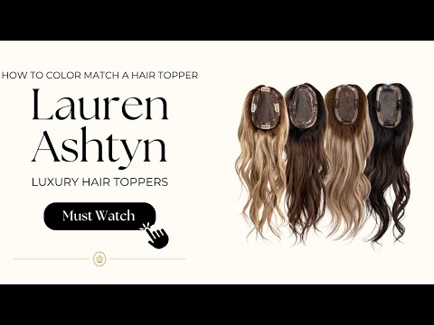 How to Color Match a Hair Topper