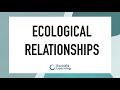 Ecological Relationships Quiz