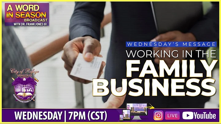 Working in the Family Business | Dr. Frank Jones I...