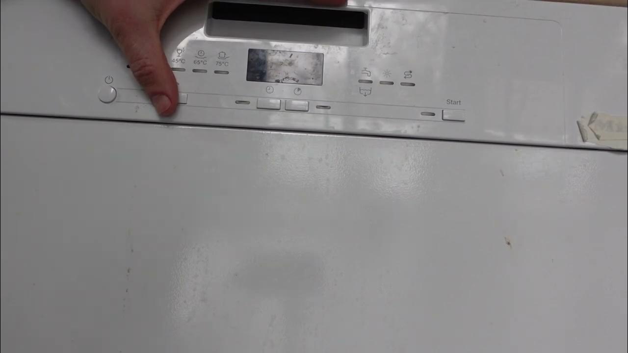 Hard Reset a Frigidaire Dishwasher YouTube