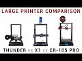 Biqu Thunder vs Artillery3D X1 vs Creality CR-10S Pro: Large 3D printer comparison