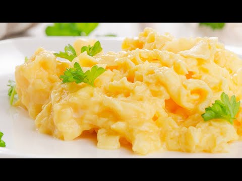 How To Make Scrambled Eggs With Cheese - The REALLY Good Kind!