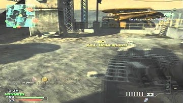 Call of Duty MW3 - Throwing Knife across the map on Carbon