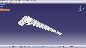 Catia V5 Design Automation: Creation of Basic Wing Structure using Matlab