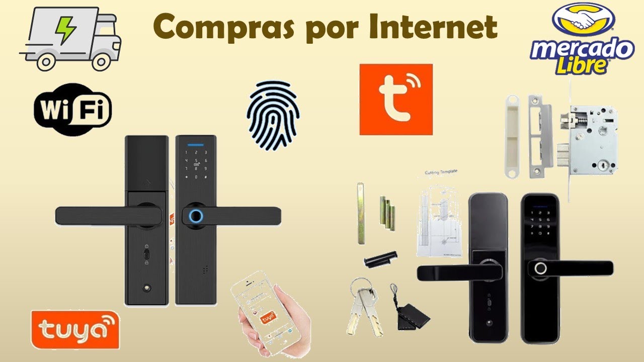 Cerradura Chapa Puerta Wifi Digital X900 Huella, Clave, Tarjeta