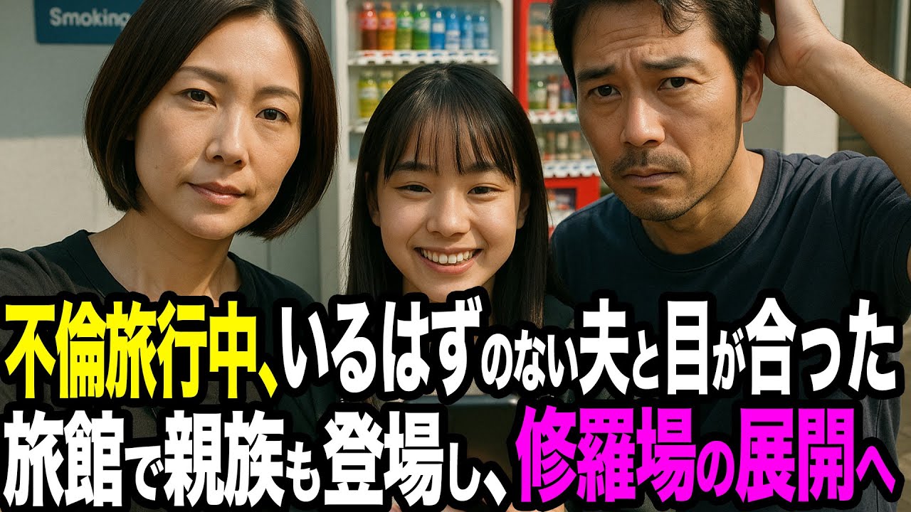 【シタ妻】箱根不倫旅行中の運転席に「いるはずのない夫と目が合った」...浮気バレたまま娘と旅館へ直行→親族の押し入れ登場で人生崩壊の瞬間【修羅場朗読】