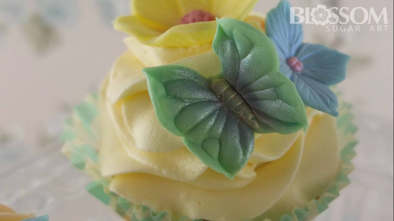 Quick and Easy Icing Butterfly Tutorial 2 - Blossom Sugar Art