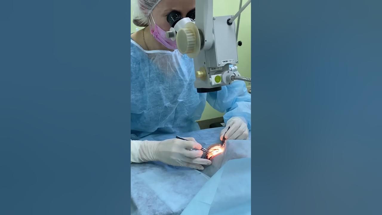 Платная операция по замене хрусталика. Операция по замене хрусталика.