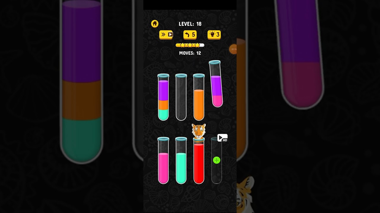 Color Water Sort 3D Level 18 Color Water Sort Puzzle Games TapNation