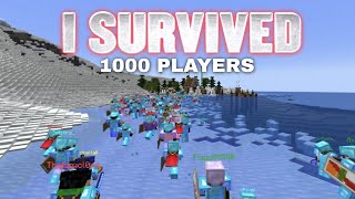 I Survived: Minecraft Civilization with 1000 Players