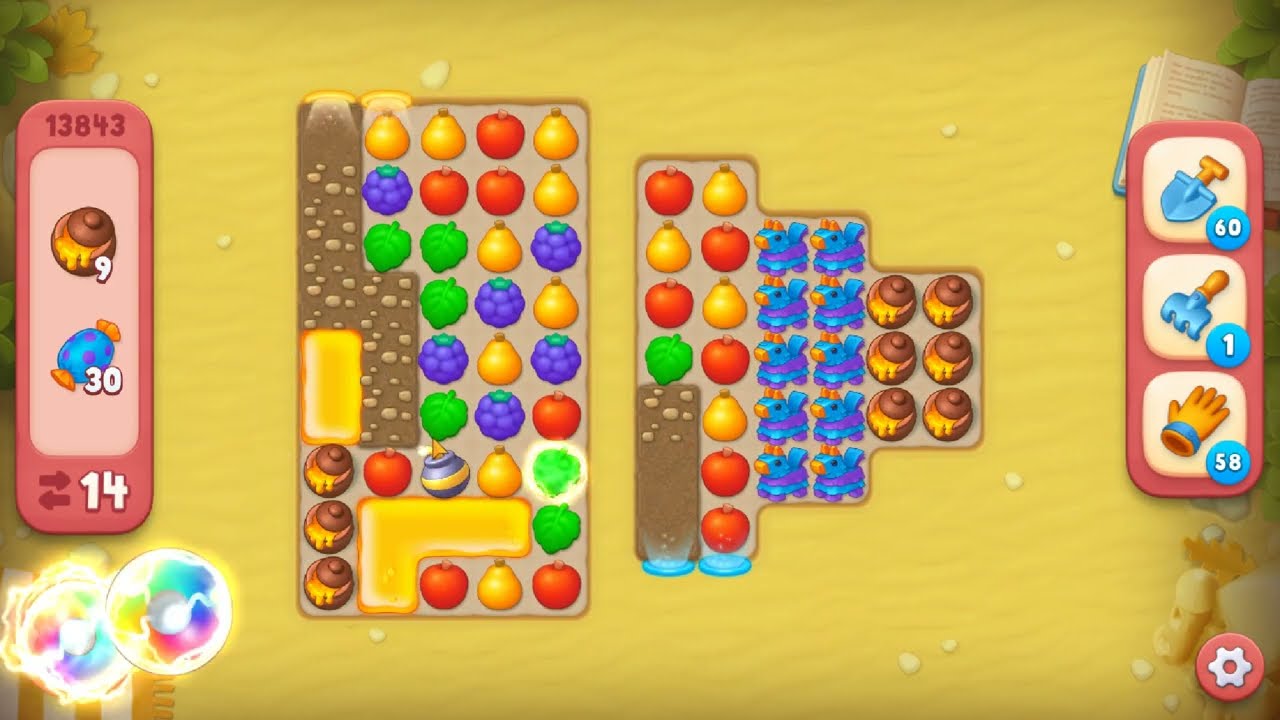 Gardenscapes level 13843 Gameplay HD - YouTube