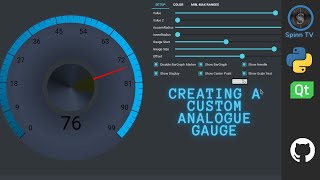 Python Building An Analogue Gauge Meter For Game Developments, Internet Speed, Industrial Apps screenshot 5