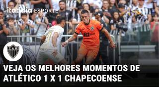 VEJA OS MELHORES MOMENTOS DE ATLETICO 1 X 1 CHAPECOENSE | BRASILEIRÃO