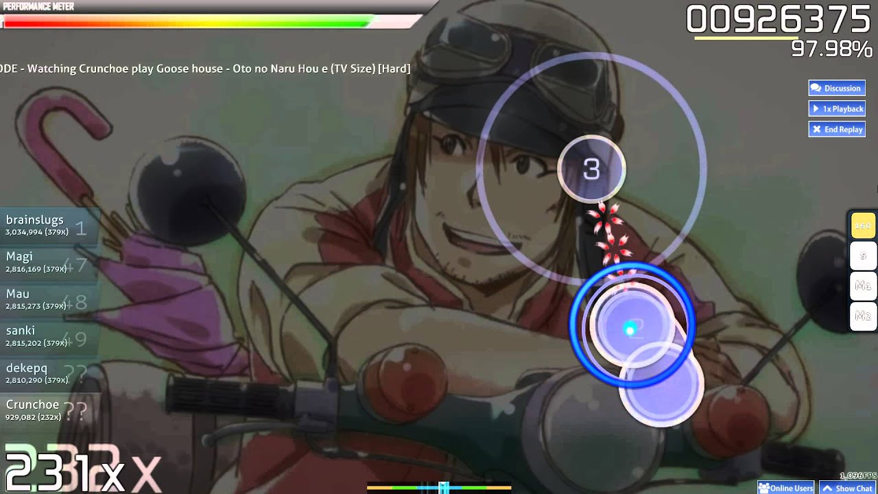 Osu! Goose house Oto no Naru Hou e YouTube