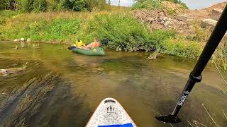 Сплав (вернее пеше-водный поход) по реке  Дёржа в августе. Джунгли, мели, рыбы, бобры