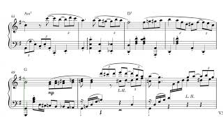 Video thumbnail of "Carlos Gardel - Por Una Cabeza - Piano Solo - Advanced // Sheet Music - Score"