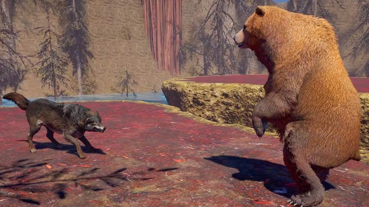 Wolf vs Grizzly Bear (Insane Animal Fights) - Far Cry 5 AI Battles #1 ...