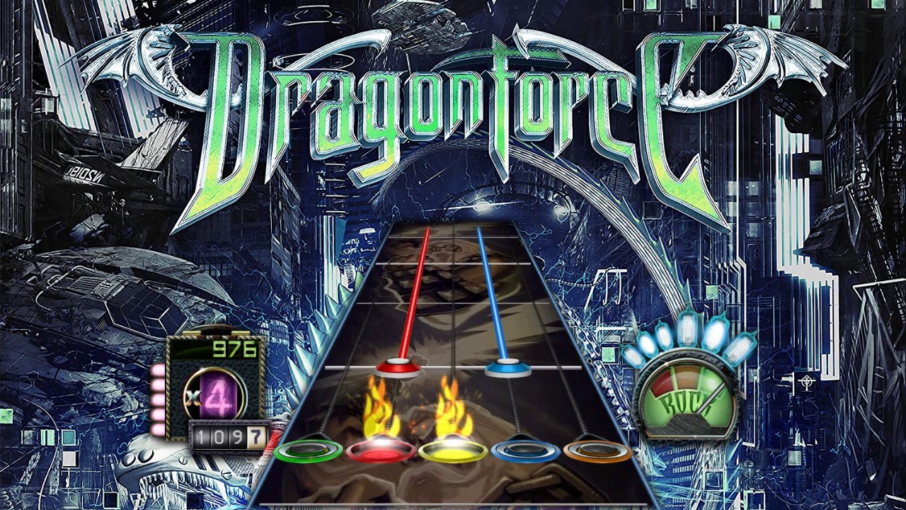 guitar hero 3 the edge of the world dragonforce dragonforce chart