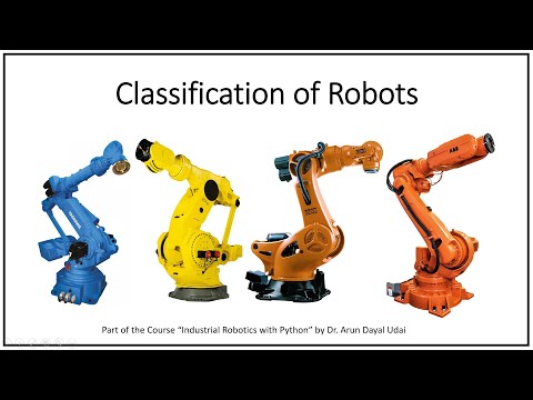 Classifications of Industrial Robots