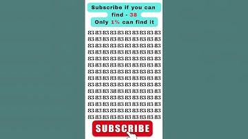 Can you find the hidden number? #shorts