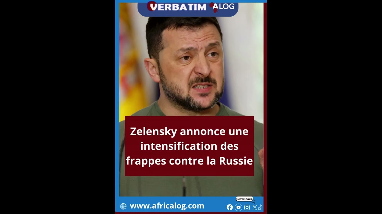 Zelensky annonce des frappes au cœur des infrastructures russes