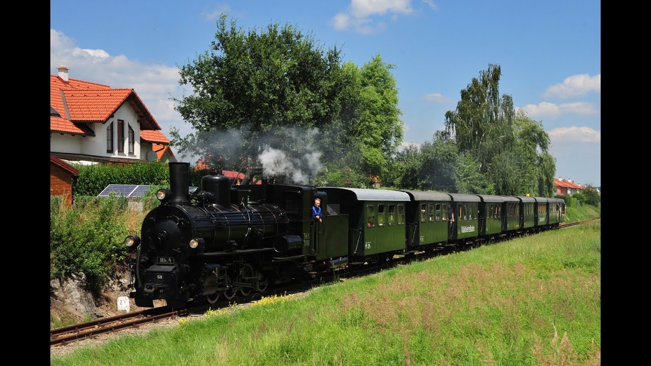 Waldviertelbahn NÖVOG Mh 4 (ÖBB 399.04) von Gmünd nach Groß Gerungs Alpaka Ausflug
