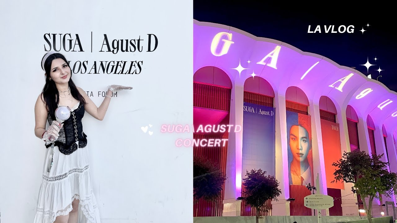 LA Vlog | Suga/Agust D Concert! GRWM!!!