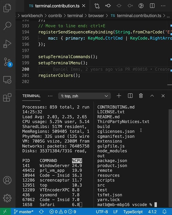 VS Code #Shorts: Split terminal - YouTube