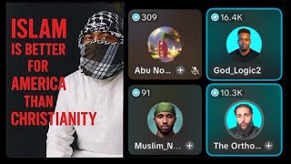 Islam is better for america than Christianity - GodLogic and Abu Noori 