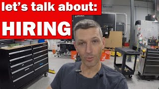 Hiring Employees &amp; Interns for a Machine Shop!